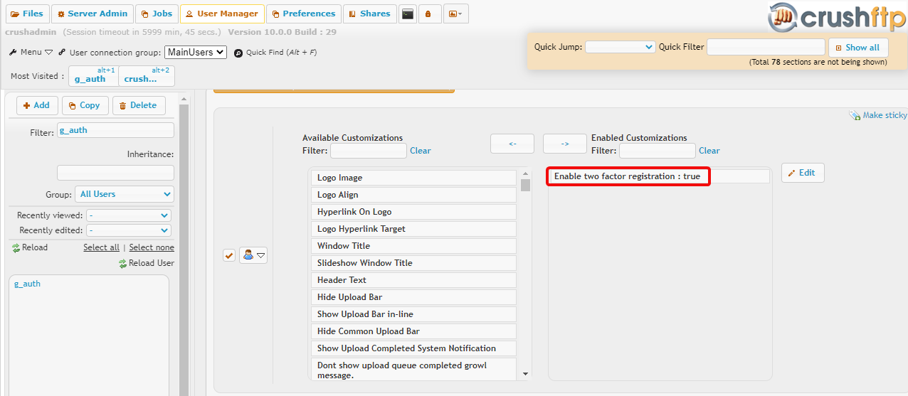 Crush10wiki: Google Authenticator